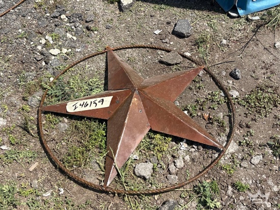 3ft 5-Pointed Star Metal Decorative Sign