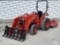 2020 Kubota L3901D-HST 4WD 46HP Utility Loader Tractor w/ Land Pride RCR 1260 Rotary Brush Cutter