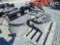 Unused 2023 Kubota AP-SSG2024 24in. Hydraulic Stump Grinder Skid Steer Attachment