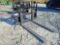 Unused 2024 Land Pride PFL3048 48in. Forks and Frame Skid Steer Attachment