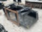 2025 GIYI 72in. Dual Cylinder Hydraulic Grapple Bucket Skid Steer Attachment