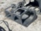 2025 Wolverine 44in. Hydraulic Grappled Bucket Mini Skid Steer Attachment