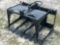 2025 44in Single Cylinder Grapple Rock Bucket Mini Skid Steer Attachment