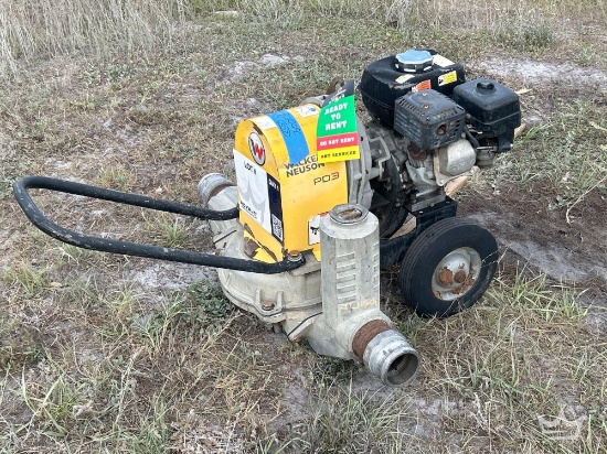 2016 Wacker Neuson PD3 3in. Diaphragm Trash Pump