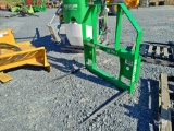 Unused 2022 Hustler Lift Max LE110 SS Bale Forks and Frame Tractor Loader Attachment