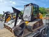 2023 JCB 3TS8T Teleskid High Flow Compact Track Loader Skid Steer w/ 7 Ton Gooseneck Trailer