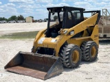 2007 Caterpillar 268B High Flow Compact Wheel Loader Skid Steer