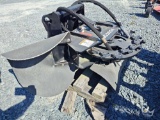 Unused 2023 Kubota AP-SSG2024 24in. Hydraulic Stump Grinder Skid Steer Attachment