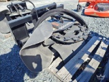 Unused 2023 Kubota AP-SSG2024 24in. Hydraulic Stump Grinder Skid Steer Attachment