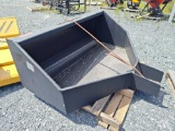 Unused 2021 HLA 20LA04504 Concrete Chute Bucket Skid Steer Attachment