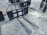 Unused 2024 Land Pride PF1242 42in Forks and Frame Skid Steer Attachment