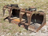 Bobcat 78in. Hydraulic Grapple Bucket Skid Steer Attachment