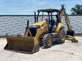 2014 Caterpillar 420F 4WD Extendahoe Loader Backhoe