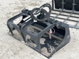 2025 Wolverine 44in. Hydraulic Grapple Bucket Mini Skid Steer Attachment