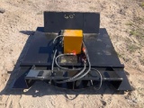 2026 57in Rotary Brush Cutter Skid Steer Attachment