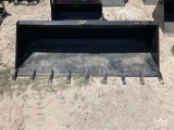 2025 Swict 78in Tooth Bucket Skid Steer Attachment