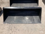 2025 Swict 72in Bucket Skid Steer Attachment