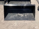 2025 Swict 60in Bucket Skid Steer Attachment