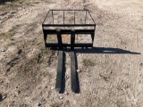 2025 Kivel 48in Forks and Frame Skid Steer Attachment