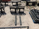2025 Kivel 48in Forks and Frame Skid Steer Attachment