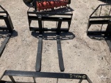 2025 Kivel 48in Forks and Frame Skid Steer Attachment