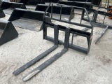 2025 Kivel 48in. Loader Forks and Frame Skid Steer Attachment