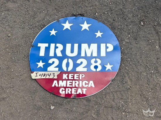 Trump 2028 Metal Decorative Sign