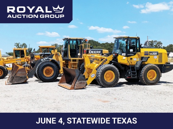 THURS JUN 4 STATEWIDE TEXAS EQUIP & TRUCK AUCTION