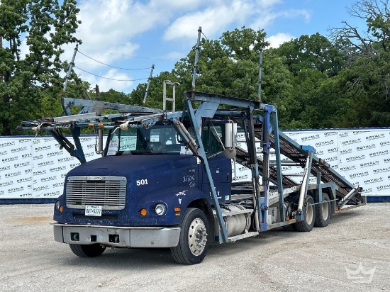 2001 Freightliner FL112 T/A 5 Car Hauler Truck