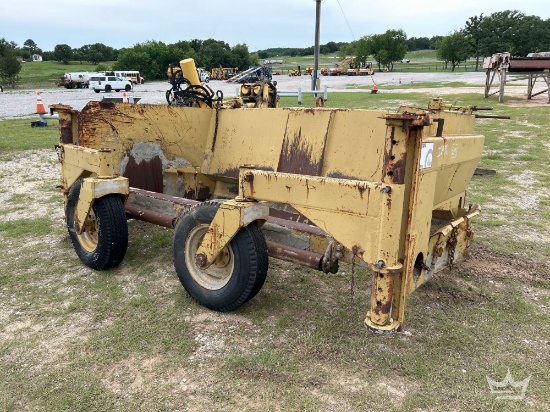 T/A Aggregate Spreader Box Wheel Loader Attachment