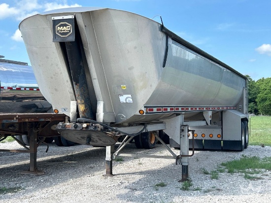 2017 MAC Half Round T/A End Dump Trailer
