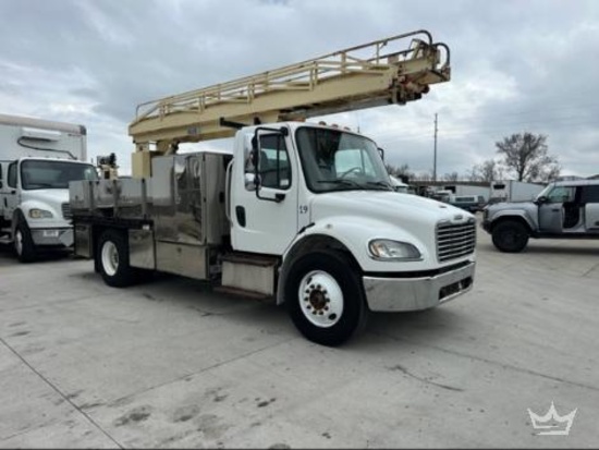 2015 Freightliner M2 106 Wilkie 60 80ft. Sign Truck