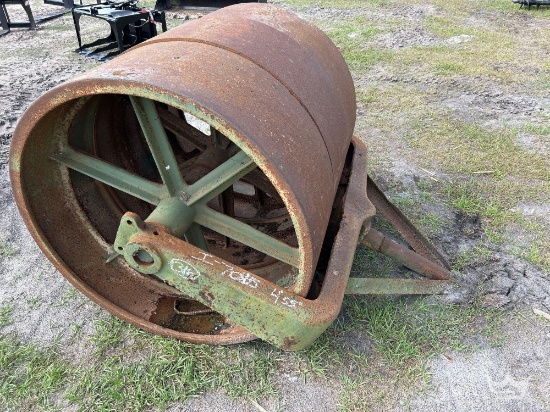 Pull-Behind Smooth Drum Roller Tractor Attachment