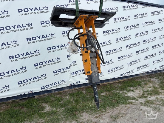 Hydraulic Breaker Skid Steer Attachment