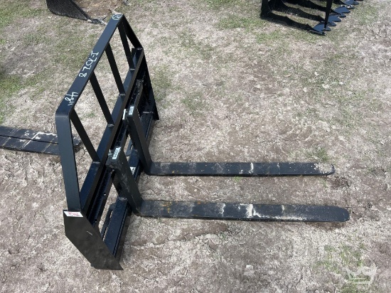 2025 Kivel 48in Forks and Frame Skid Steer Attachment