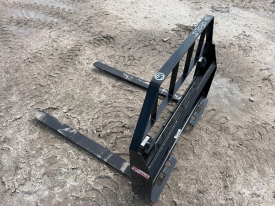 2025 Kivel 48in Forks and Frame Skid Steer Attachment