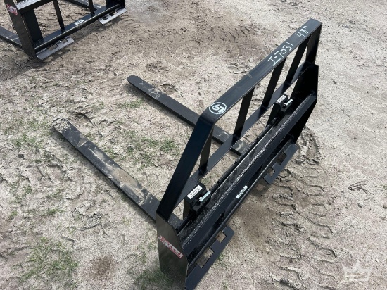 2025 Kivel 48in Fork and Frame Skid Steer Attachment