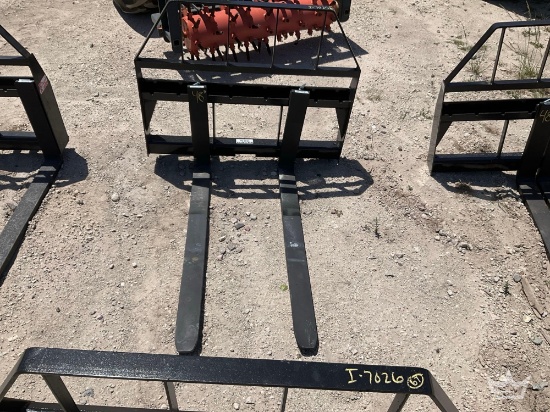 2025 Kivel 48in Forks and Frame Skid Steer Attachment