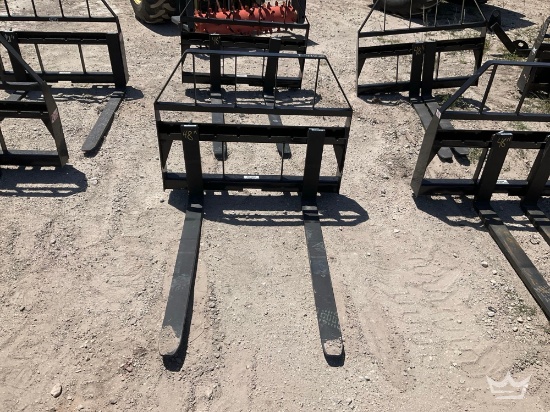2025 Kivel 48in Forks and Frame Skid Steer Attachment