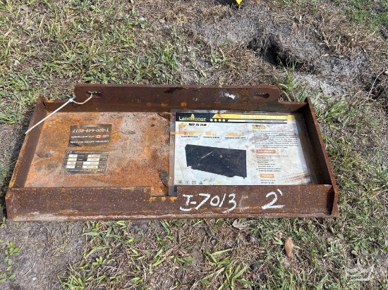 LandHonor MAP-16-24W Toro-CII Mounting Plate Skid Steer Attachment