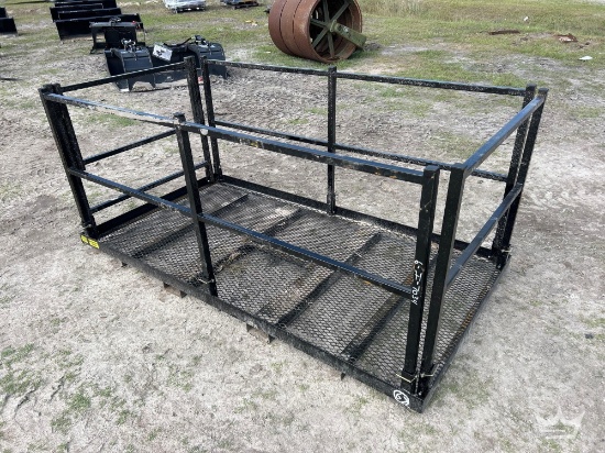 2025 8ft Man Basket Forklift Attachment