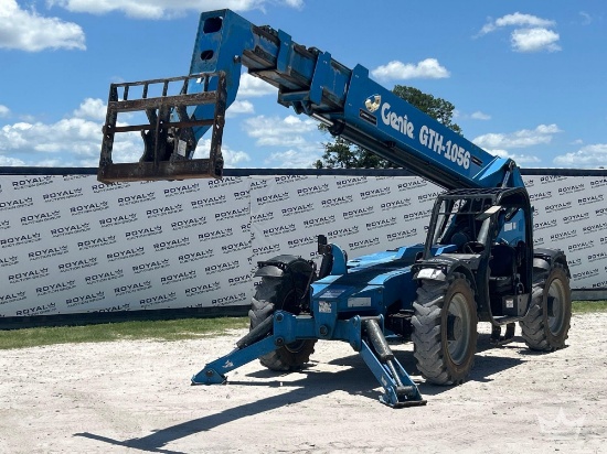 2019 Genie GTH1056 10,000lb 4x4 Rough Terrain Telehandler