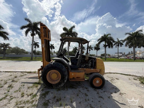 2007 Case 586G 6,000lb. Rough Terrain Straight Mast Forklift