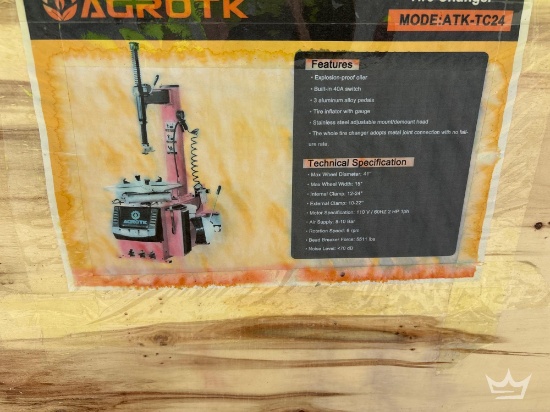 2026 AGROTK ATK-TC24 Tire Changer Machine