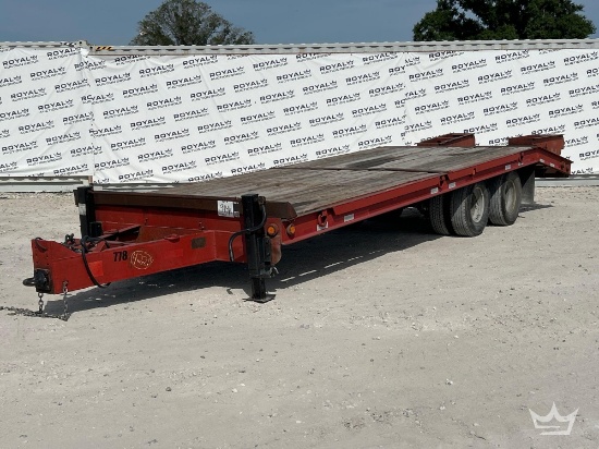 2005 Belshe Industries 25ft. 10 Ton T/A Tag Trailer