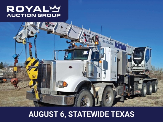 THURS AUG 6 STATEWIDE TEXAS EQUIP & TRUCK AUCTION
