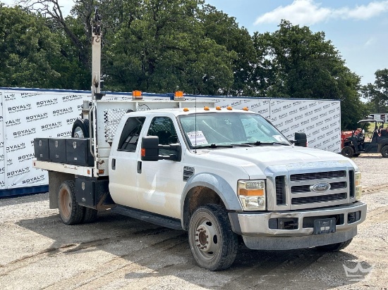 2011 Ford F-550 Auto Crane 6406H 6,400lb. Crane Service Truck