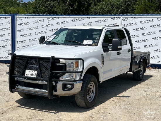 2022 Ford F-250 4x4 Crew Cab 9ft. Utility Flatbed Truck