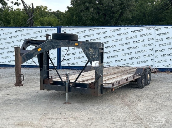1979 20ft. W-W T/A Gooseneck Equipment Trailer
