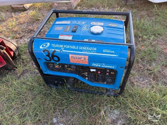 Tsurumi TPG4-6000HDX Portable Gas Generator